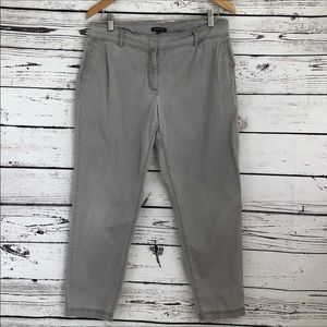 Eileen Fisher Gray Crop Pants